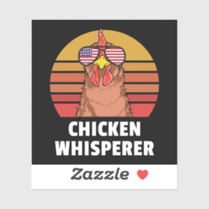 Chicken Whisperer Bauer Hühnerfleisch Bauer Aufkleber