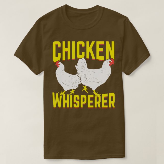 Chicken Whisperer Farm Bauer Geschenk T-Shirt (Design vorne)