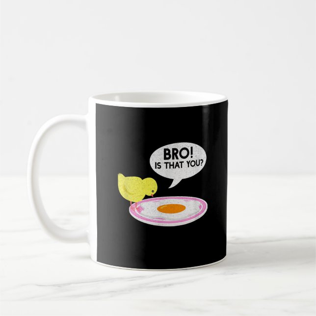 Chicken Whisperer Funny Bro ist, dass Sie Funny Fa Kaffeetasse (Links)