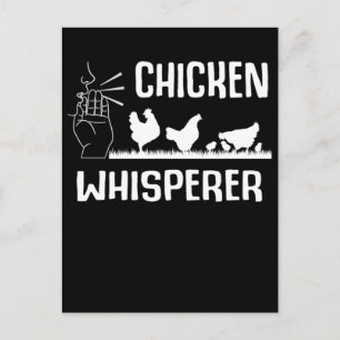 Chicken Whisperer Hen Bauer Postkarte