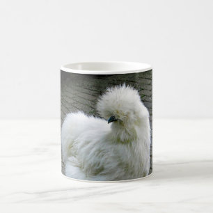 Chicken White Silkie Foto Kaffeetasse