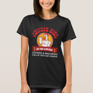 Chicken Wing Chicken Wing Hotdog und Bologna Insta T-Shirt