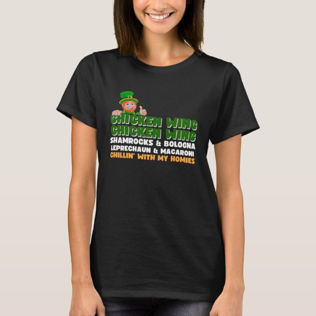 Chicken Wing Chicken Wing Song Hot Dog Bologna St  T-Shirt (Vorderseite)