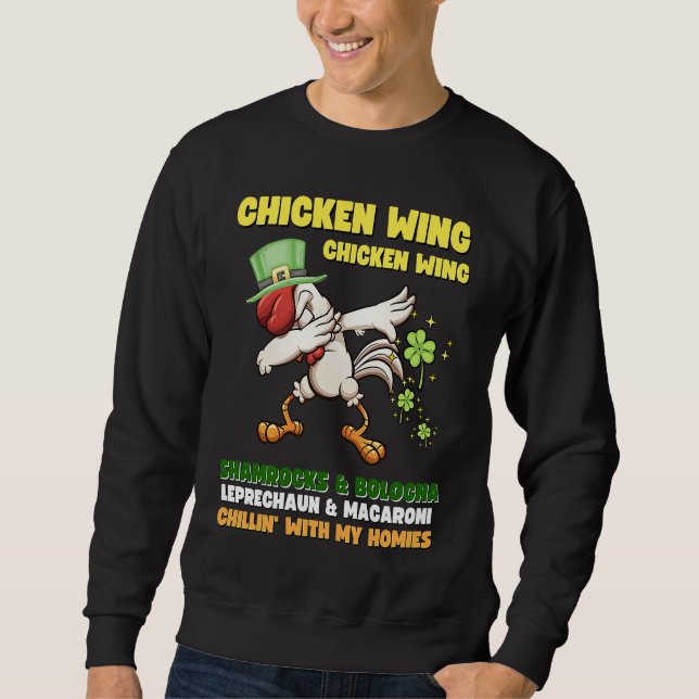 Chicken Wing Chicken Wing Song Hot Dog Bologna Sweatshirt (Vorderseite)