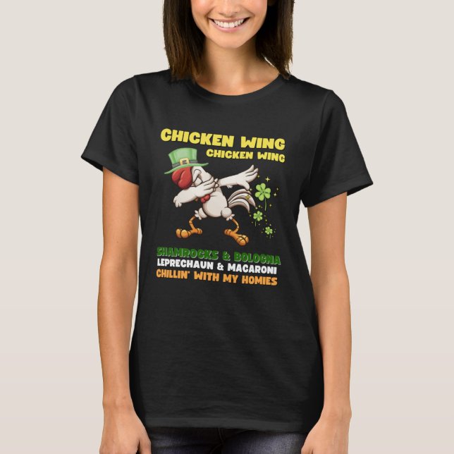 Chicken Wing Chicken Wing Song Hot Dog Bologna T-Shirt (Vorderseite)