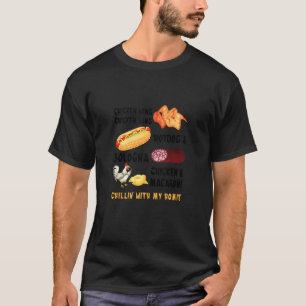 Chicken Wing Hot & Bologna Songtext Homie Farmer T-Shirt