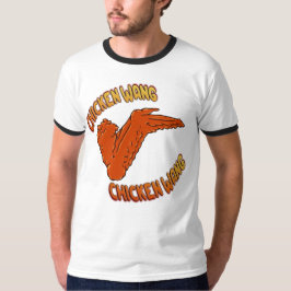 Chicken Wing Men's Basic Ringer T - Shirt