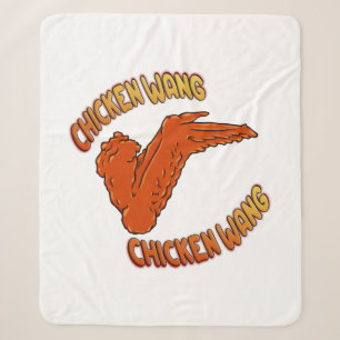 Chicken Wing Sherpa Blanket Sherpadecke