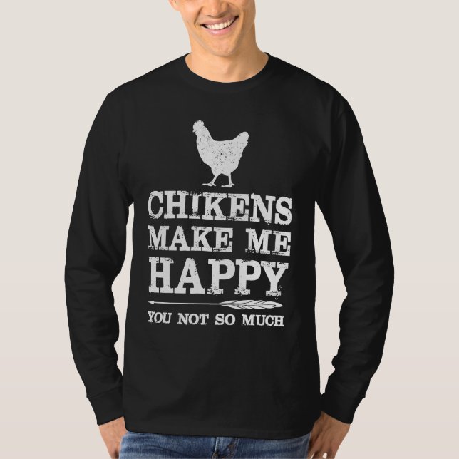 Chicken  with Sayings Chicken Mom T-Shirt (Vorderseite)