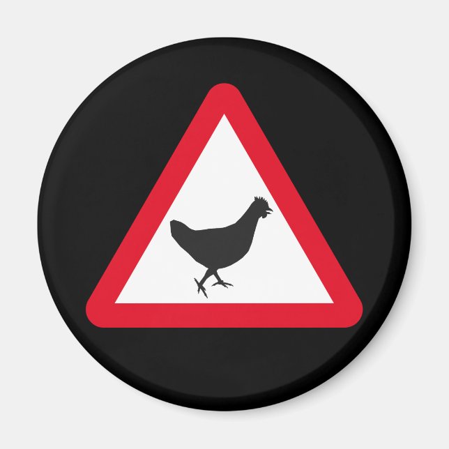Chicken Xing Magnet (Vorne)