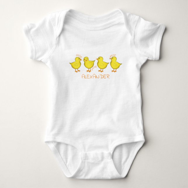 Chicks Baby Jersey Bodysuit Strampler (Vorderseite)