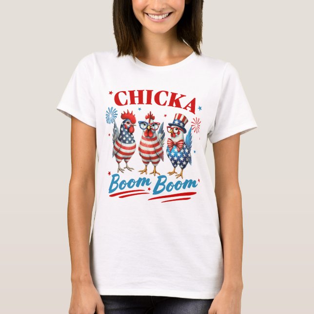 Chicks Boom Boom T-Shirt (Vorderseite)