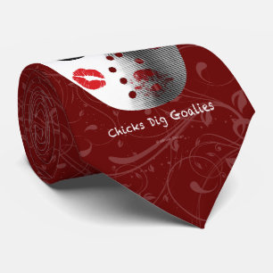 Chicks Dig Goalies Neck Tie Krawatte