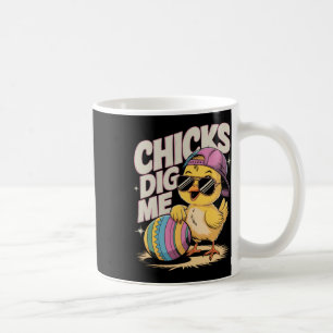 Chicks Dig Me Kleinkind Junge Osterjungen Jungen O Kaffeetasse
