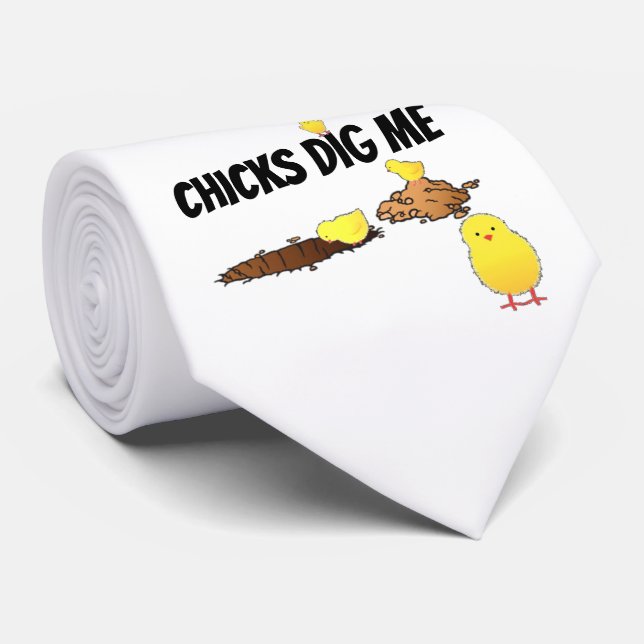 CHICKS DIG ME KRAWATTE (Gerollt)