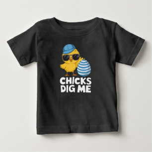 Chicks Dig Me Osterfest Die sonnige Eierjagd Baby T-shirt