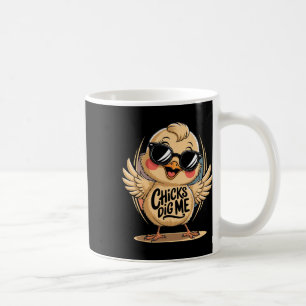Chicks Dig Me Ostertag für Männer Jungen glücklich Kaffeetasse