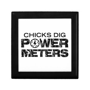 Chicks Dig Power Meters Schmuckschachtel