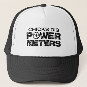 Chicks Dig Power Meters Truckerkappe