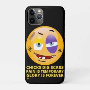 "CHICKS DIG SCARS" lustige Emoji Case-Mate iPhone Hülle