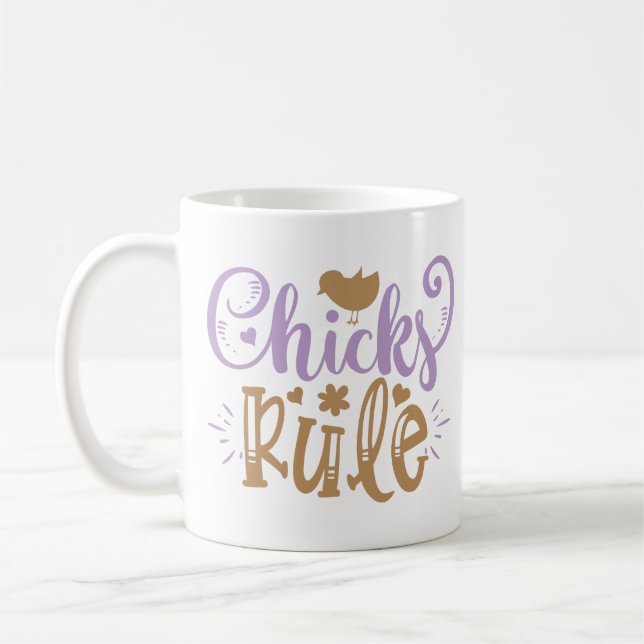 Chicks-Regelangebot für Ostern Kaffeetasse (Links)