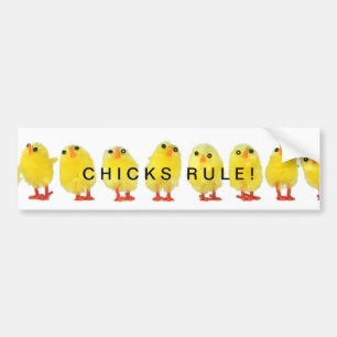 Chicks Rule Autoaufkleber