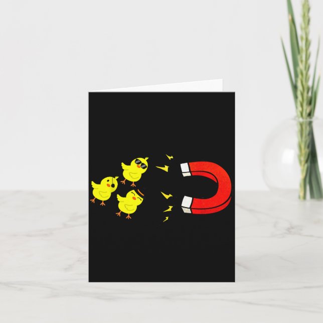 Chicks With Magnet Funny Halloween Chick Magnet Va Karte (Vorderseite)