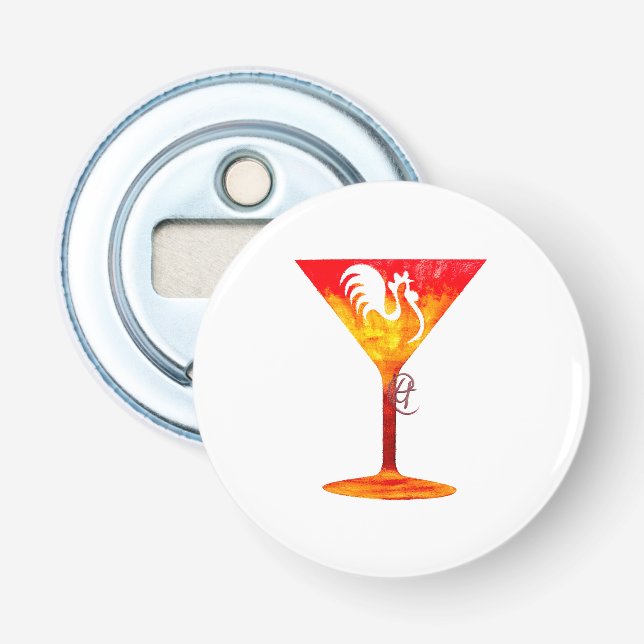 Chicktini Martini Art Flaschenöffner (Vorderseite)