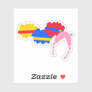 Chicky, Cha-Cha, Boom-Boom, Lya-Lya Aufkleber