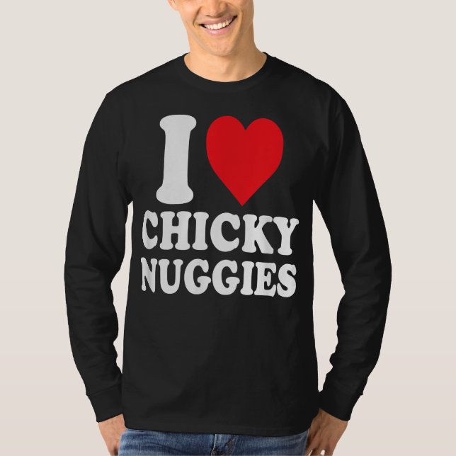Chicky Nuggies | Funny Chicken Nuggets Viral | T-Shirt (Vorderseite)