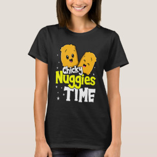 Chicky Nuggies Zeit  Nuggets Hühnerkostüm Nugge T-Shirt