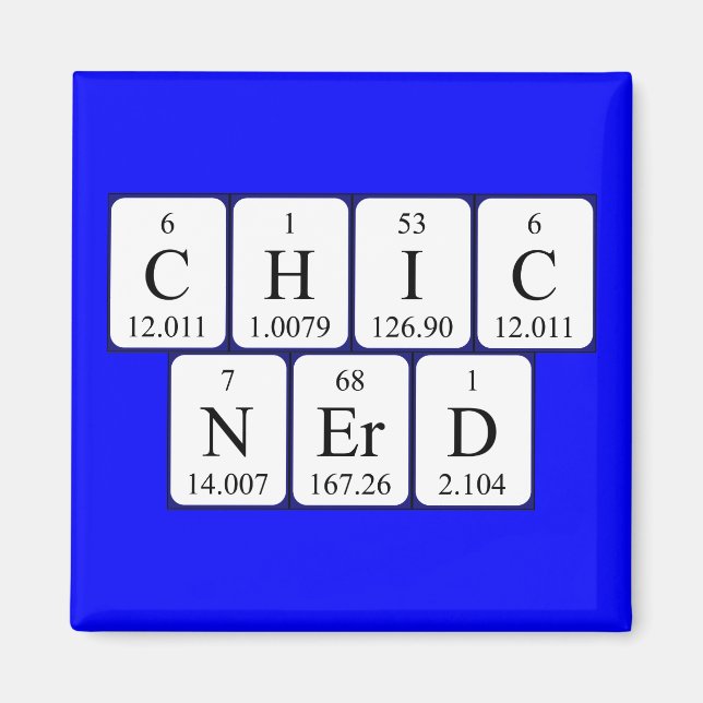 ChicNerd Periodenmagnet Magnet (Vorne)