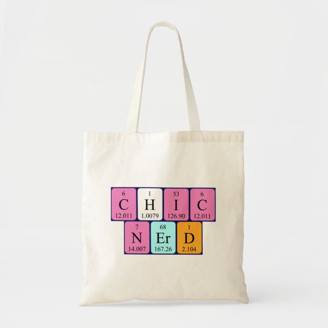 ChicNerd Periodischer Tabellensatz Tasche (Vorne)