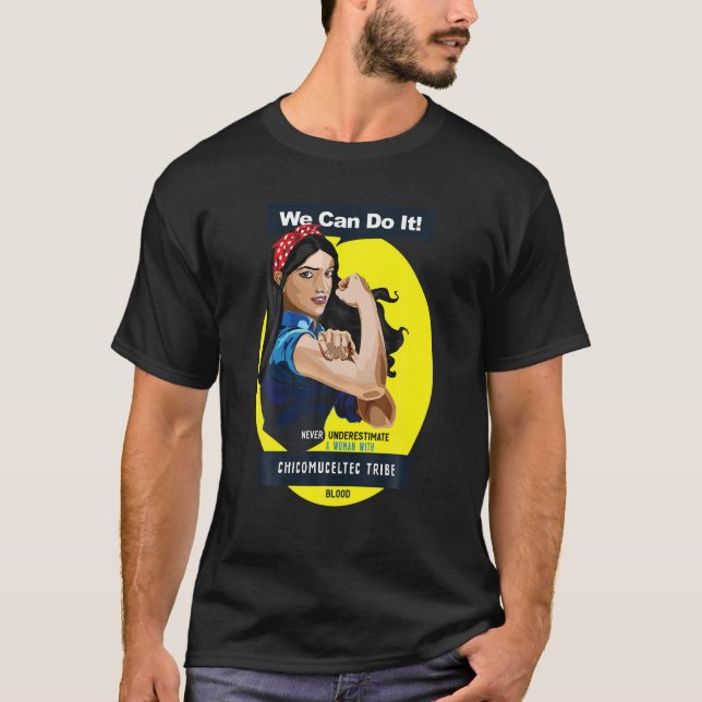 Chicomuceltec Indianerweibchen T-Shirt (Vorderseite)