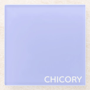 Chicoroer Blume Glasuntersetzer
