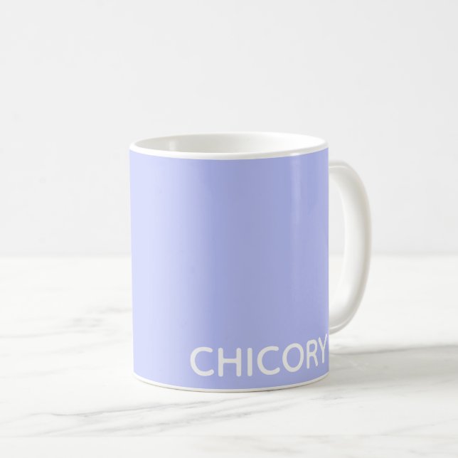 Chicoroer Blume Kaffeetasse (VorderseiteRechts)