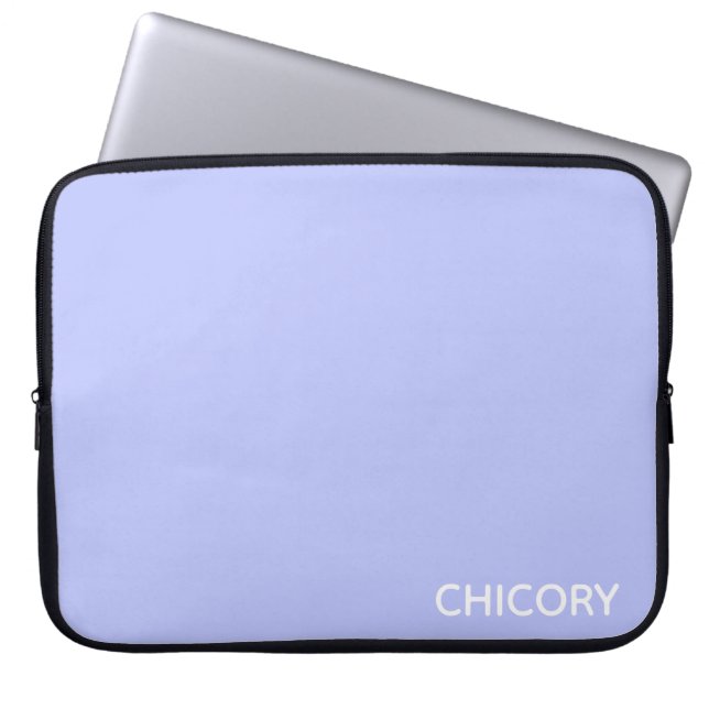 Chicoroer Blume Laptopschutzhülle (Vorderseite)