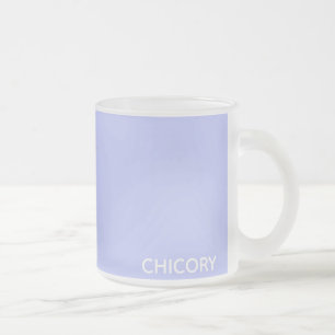 Chicoroer Blume Mattglastasse