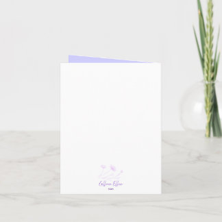 Chicory Flower Card Karte