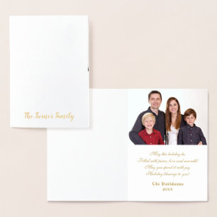 ChicThe Most Wonderful Time of the Year Foto Folienkarte