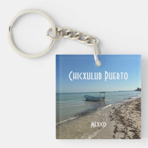 Chicxulub Puerto, Mexiko - Akryllischer Schlüssela Schlüsselanhänger