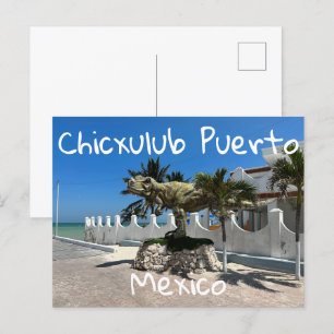 Chicxulub Puerto, Mexiko - Standard Postcard Postkarte