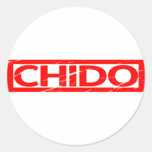 Chido Briefmarke Runder Aufkleber