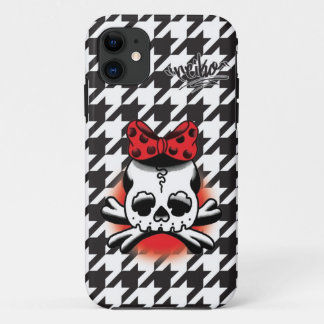 Chidori Check Dokuro-Chan Black Case-Mate iPhone Hülle