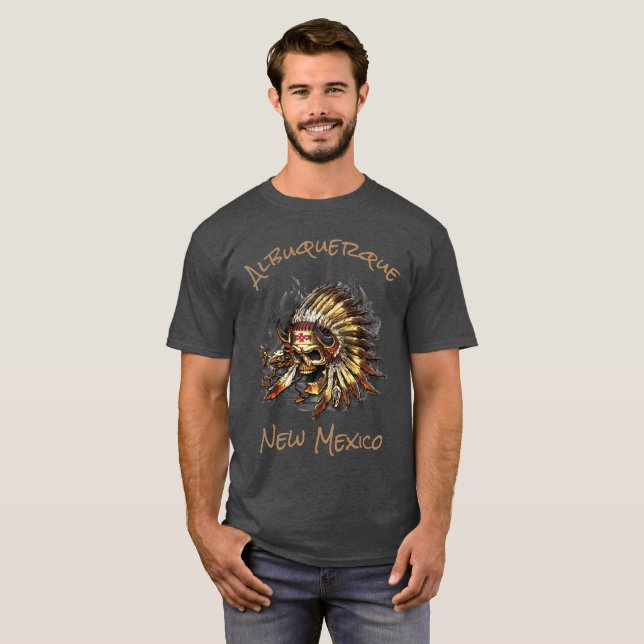 Chief Bones Albuquerque New Mexico T-Shirt (Vorne ganz)