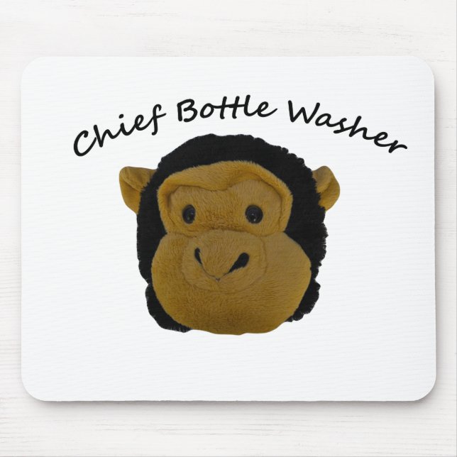 Chief Bottle Washer Mousepad (Vorne)