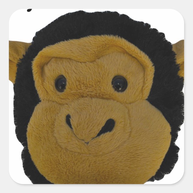 Chief Bottle Washer Quadratischer Aufkleber (Vorderseite)