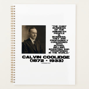 Chief Business American People Business Coolidge Planer