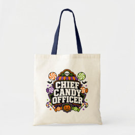 Chief Candy Officer Halloween-Abzeichen-Design Tragetasche