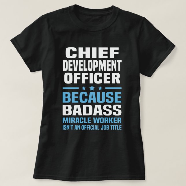 Chief Development Officer T-Shirt (Design vorne)